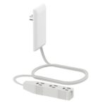 LIDER Flat-Face Outlet Extender with 3 Receptacles