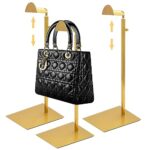 Royxen 3-Pack Adjustable Handbag Rack - Gold