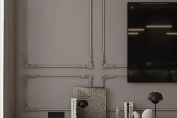 Elegant Coffee Table Setup: A marble coffee table and sculptural decor add refinement to this living room. Perfect for a cohesive luxury aesthetic. #LivingRoomDecor #LuxuryAesthetic