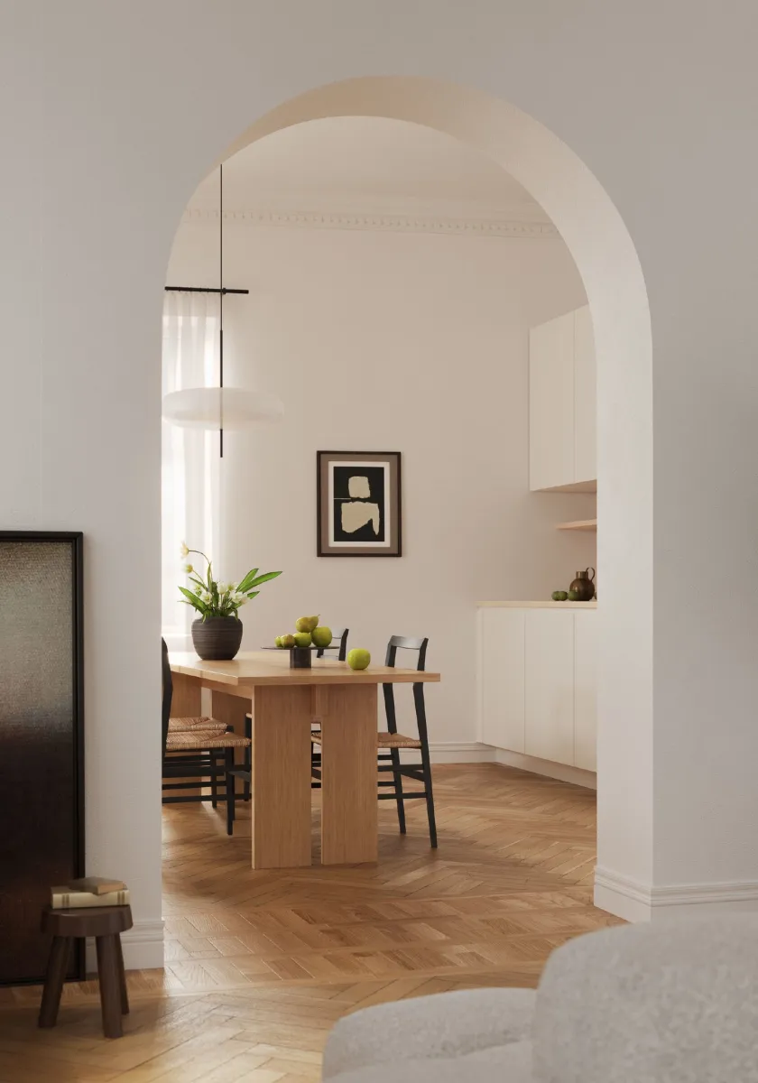 Modern built-in shelving with ambient lighting. A perfect balance of functional design and aesthetic minimalism. #MinimalistInteriors #InteriorGoals