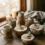 Wrap your coil pottery creations with care. These ceramic mugs, bowls, and vases are perfect handmade gift ideas for the holidays or special occasions. #potteryideas #ceramic #coilpottery