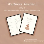 2026 Digital Wellness Journal – Daily Self-Care, Fitness & Reflection Planner