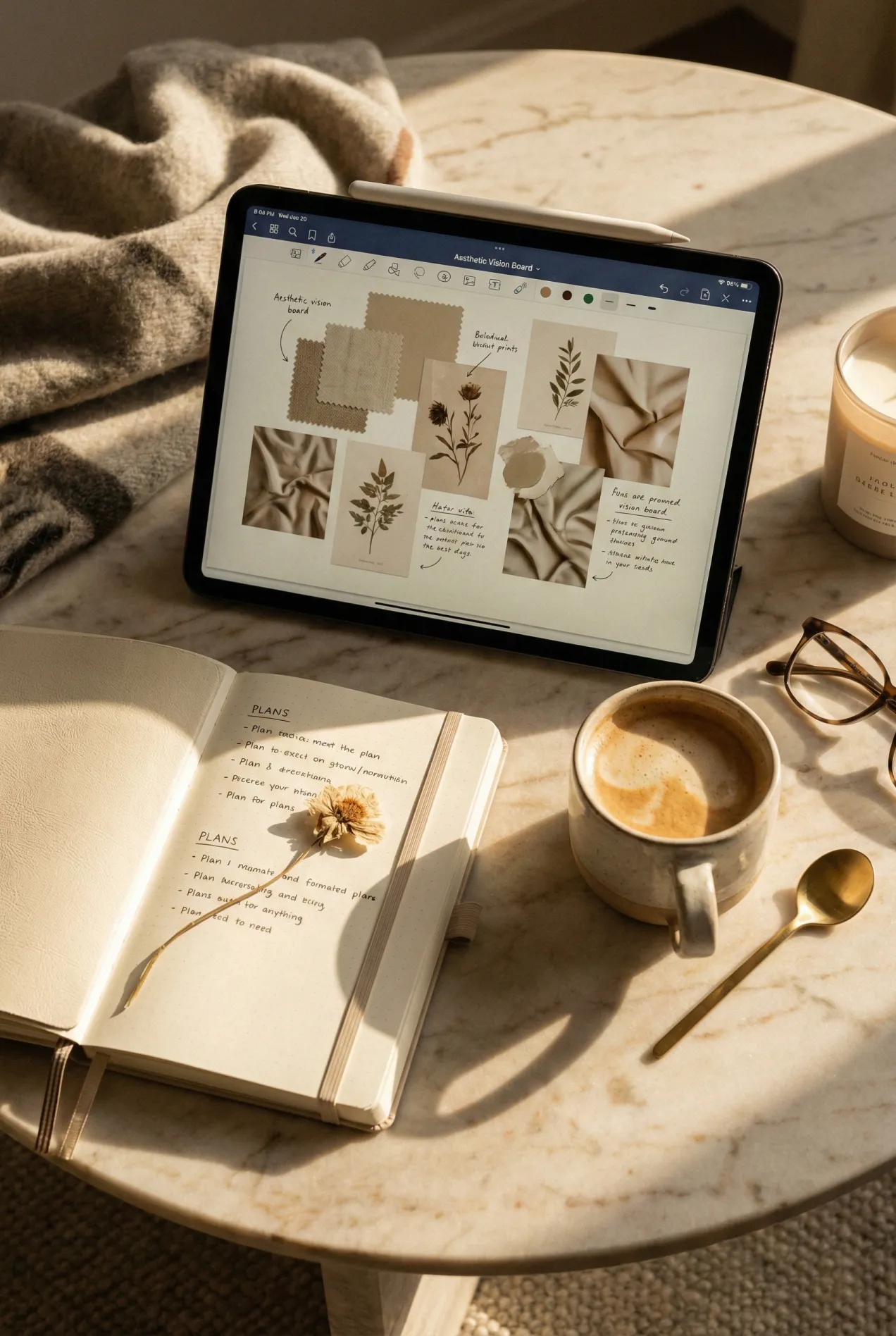 evel up your planning game! Create the ultimate aesthetic vision board right in your digital journal. Manifest your dreams in style! ✨ #visionboard #digitalplanning #vibes