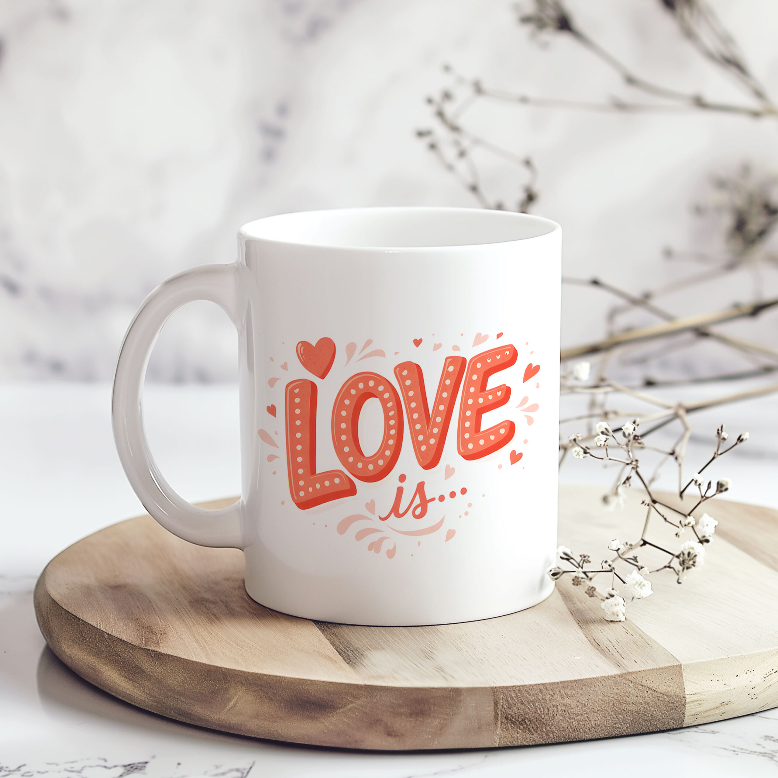20260104130745-1f0e96e5-c698-690c-98ed-ce170641c863.jpg Show how much the small things matter with our Love Is Valentine’s Day Mug. Thoughtfully designed with the message “Love Is…” followed by meaningful moments like warm mornings, shared coffee, and quiet support, this mug turns everyday rituals into sentimental experiences.