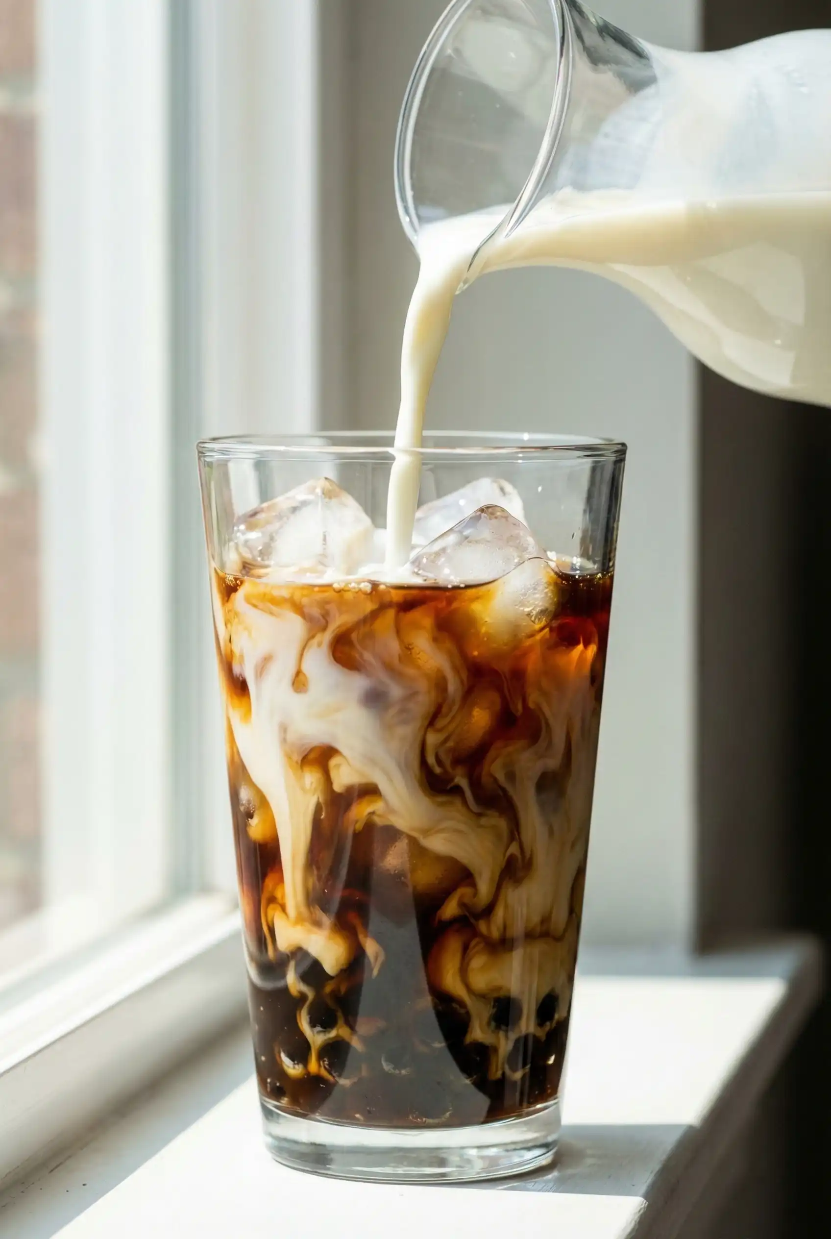 Get that coffee shop look. 🌿 The physics behind the perfect brown sugar syrup drip for your homemade boba.