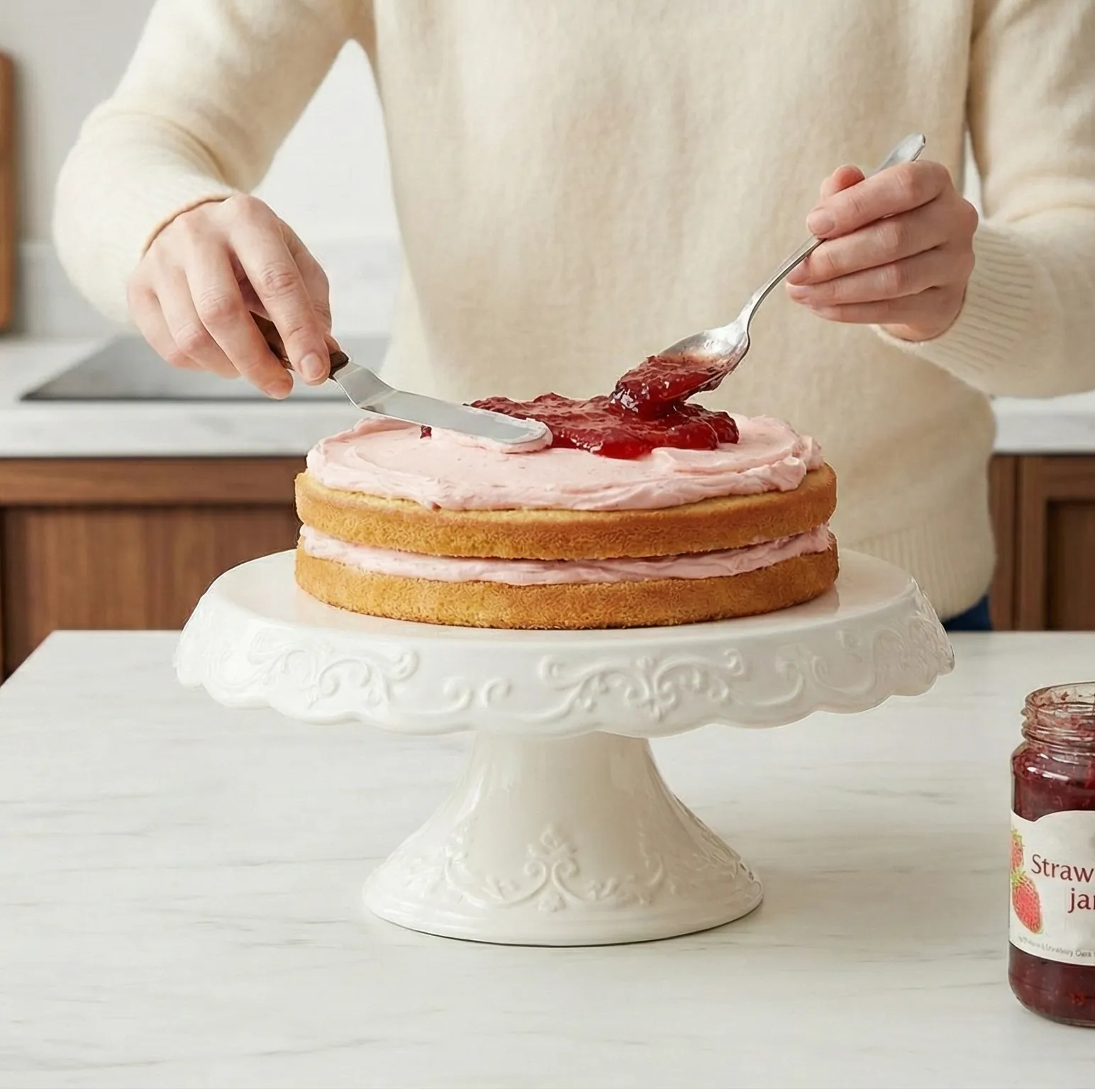 Learn how to create a stunning buttercream dome for your cake decoration. This technique involves shaping buttercream in a bowl and freezing it to create an impressive dome effect. Perfect for special occasion cakes.