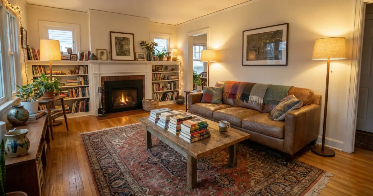 Stop buying, start curating. Here is how to nail the cozy, lived-in look without spending a dime. #UnderconsumptionCore #NoBuy #CozyHome